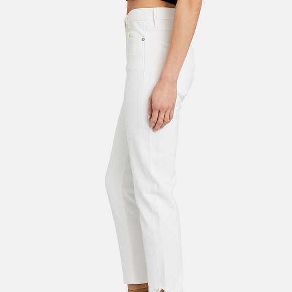 Agolde Toni Mid-Rise Straight Leg Jean in White Size 27 - Picture 3 of 14